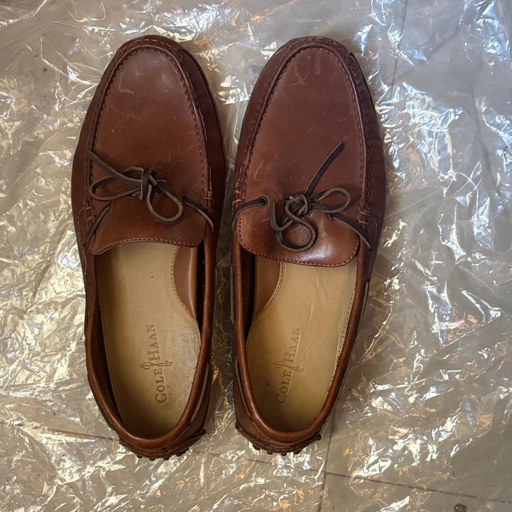 Cole Haan Men's Leather Brown Loafers